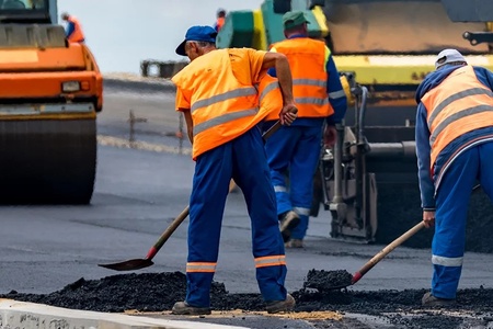 Bridge and road  worker
